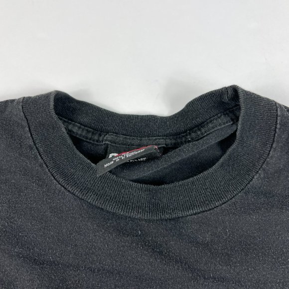 VTG 90s Korn Family Values Tour Shirt Extra Large Black Faded Short Sleeve Tee - Picture 5 of 12